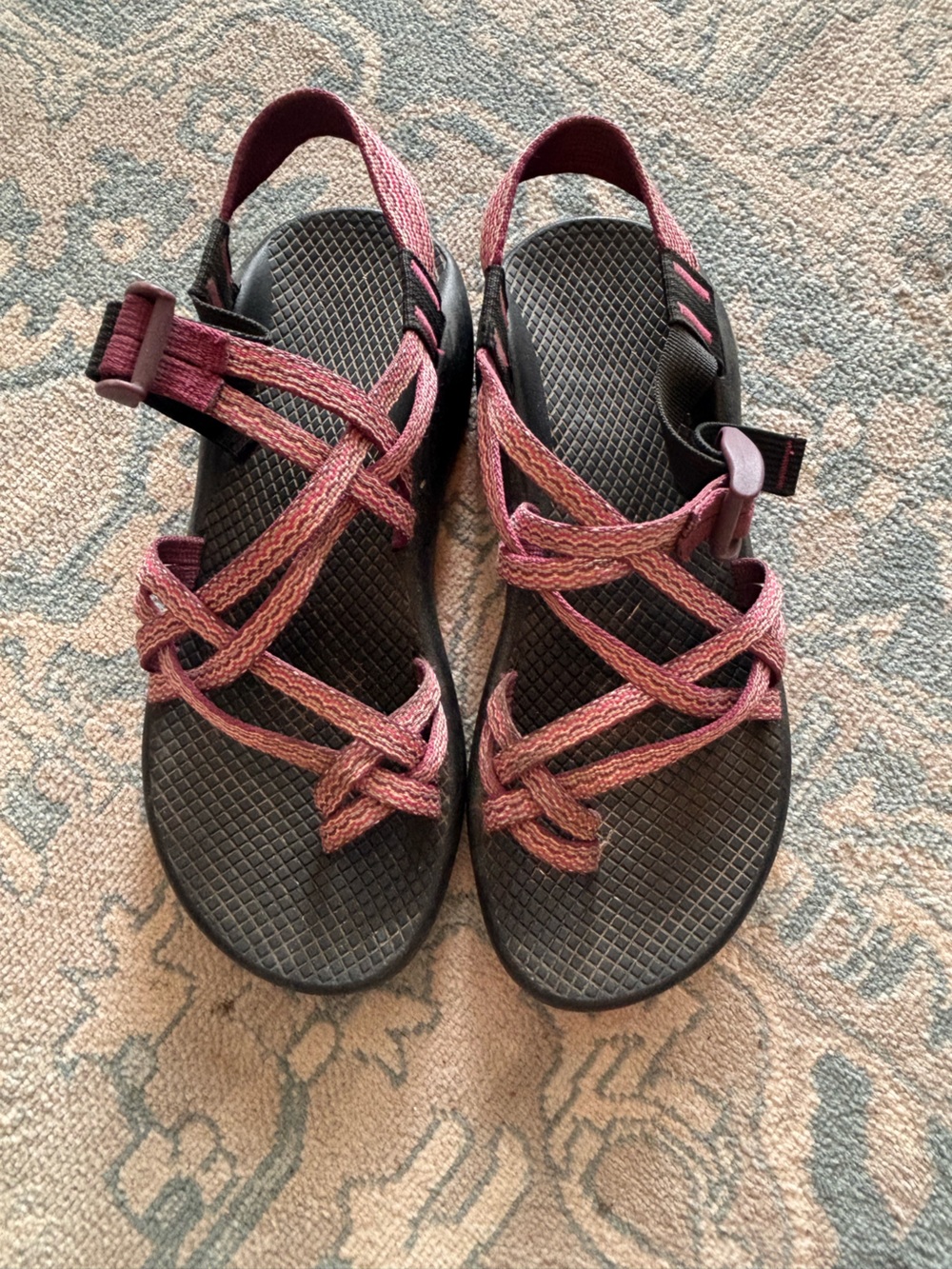 Chaco Women's Sandals in Mauve and Black